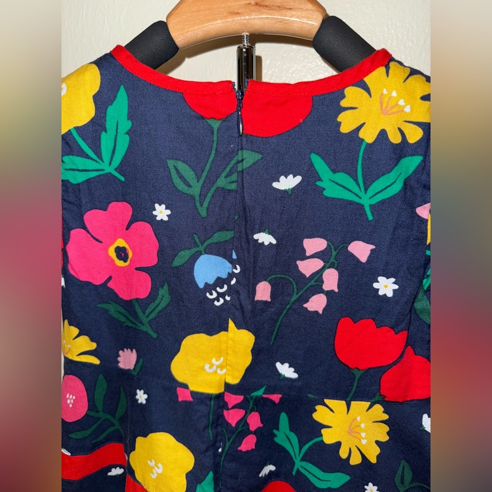 Mini Boden skater dress with multi-flower print, size 5/6 - Picture 5 of 6